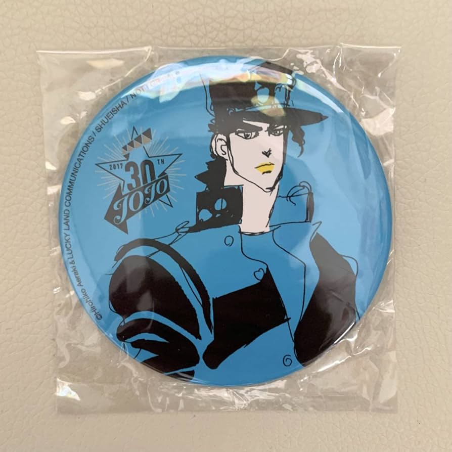 ジョジョの奇妙な冒険　缶バッジ　空条承太郎　ウルトラジャンプ　当選品 空条承太郎 缶バッジジョジョの奇妙な冒険 第三部ウルトラ
